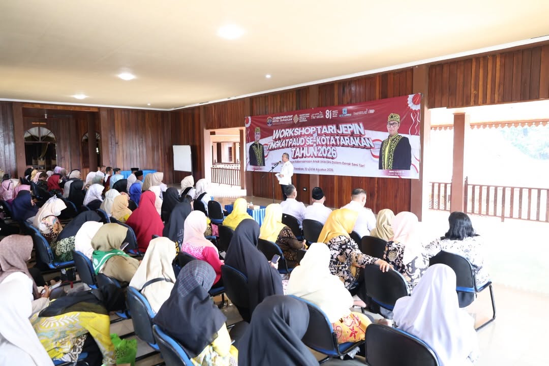 Pembukaan Workshop Tari Jepin Tingkat PAUD Negeri dan Swasta Se Kota Tarakan Tahun 2026